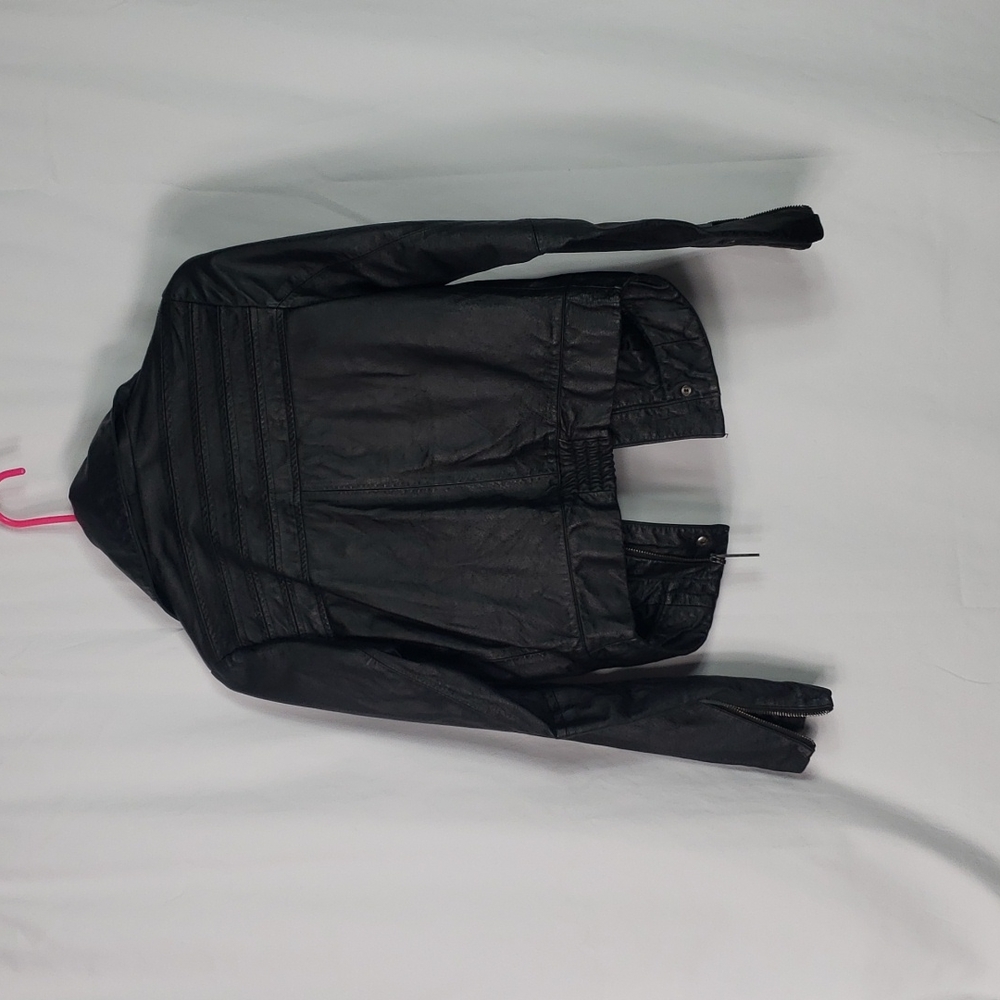 0217 nixon back leather jacket - Picture 5 of 5